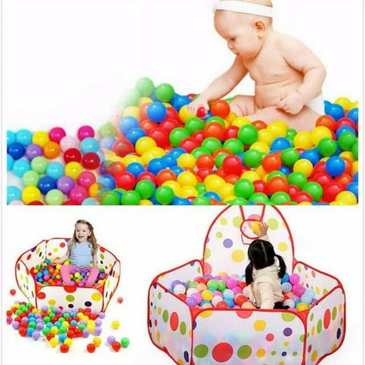 Colored Baby Plastic Balls 50pcs