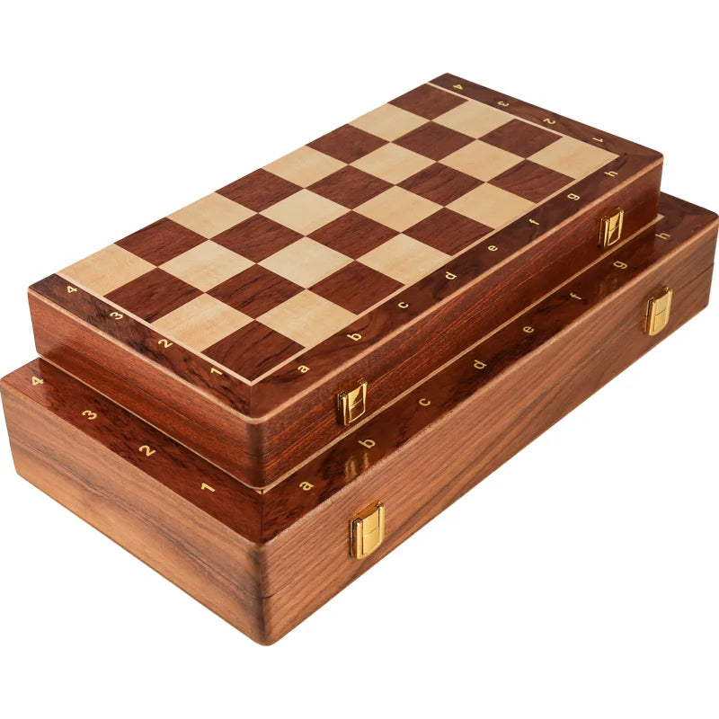 Wooden Folding Traditional Classic Chess Set