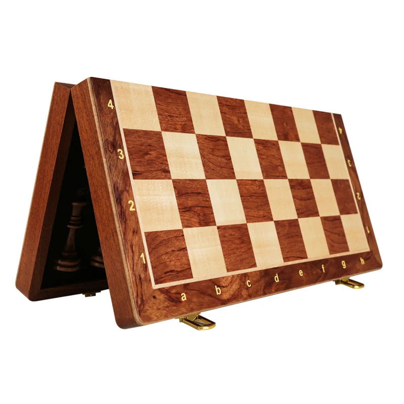 Wooden Folding Traditional Classic Chess Set
