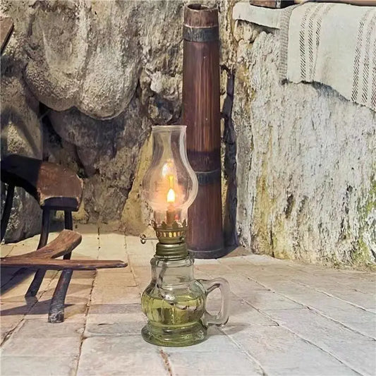 Mini Vintage Style Oil Lamp