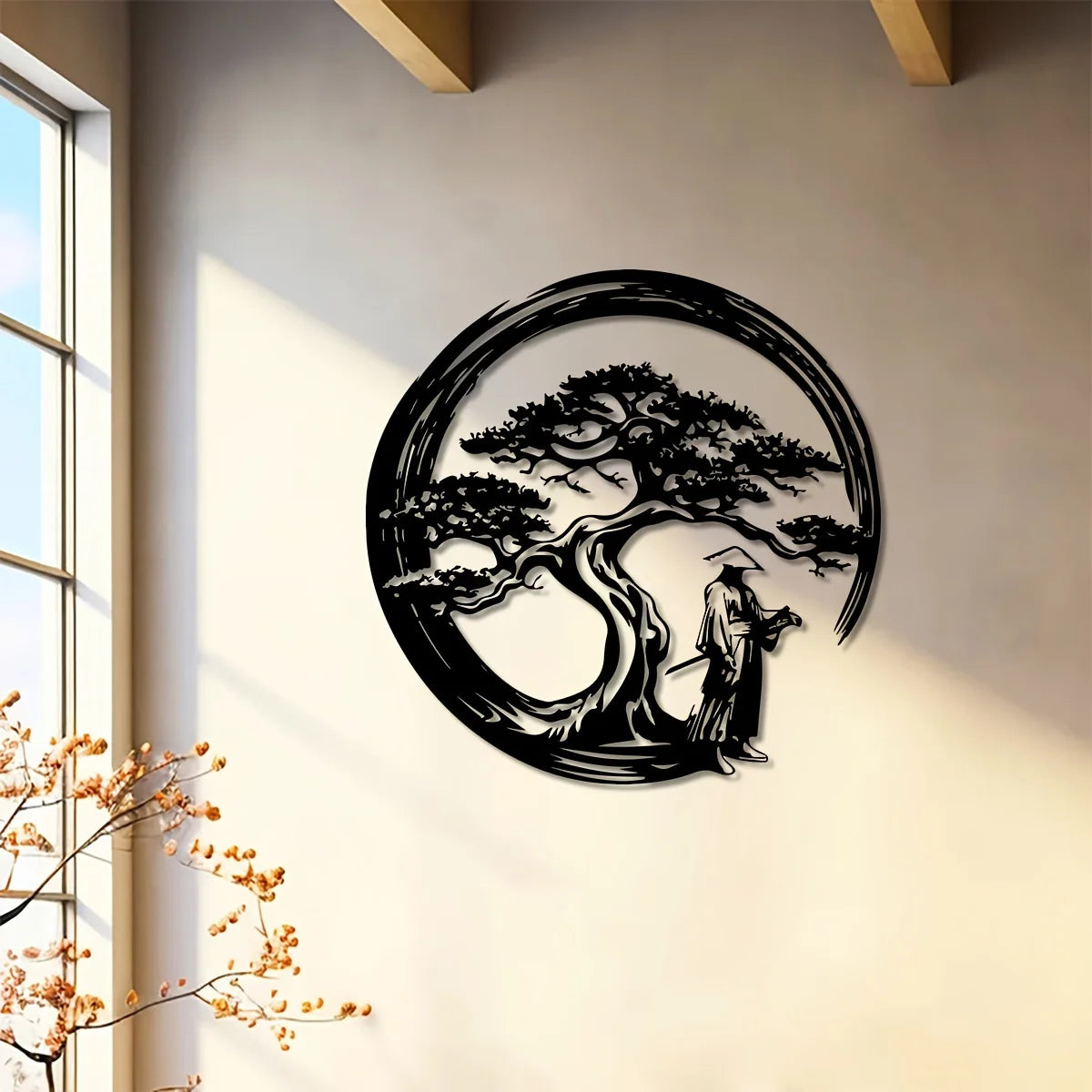 Japanese Bonsai Tori Gate Wall Decor