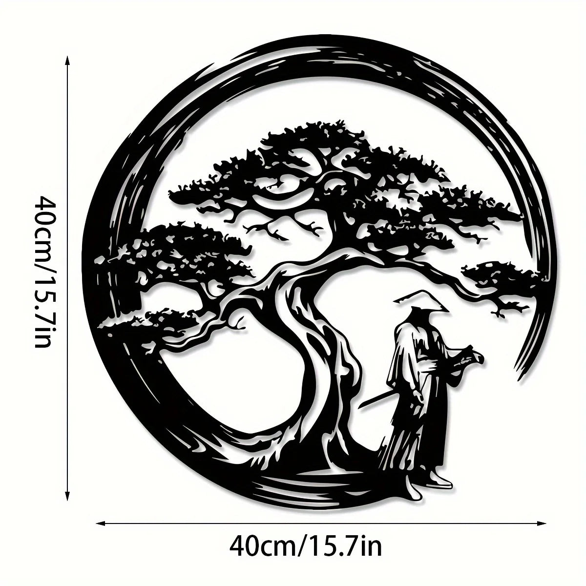 Japanese Bonsai Tori Gate Wall Decor