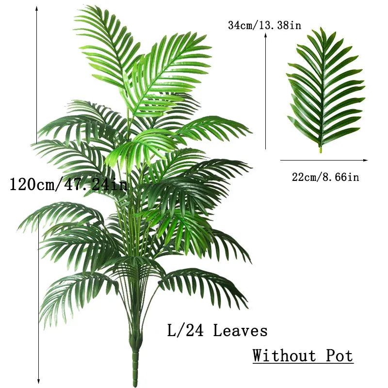 Artificial Palm Tree Tropical Fake Plants