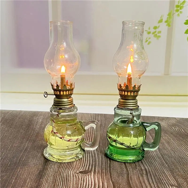 Mini Vintage Style Oil Lamp