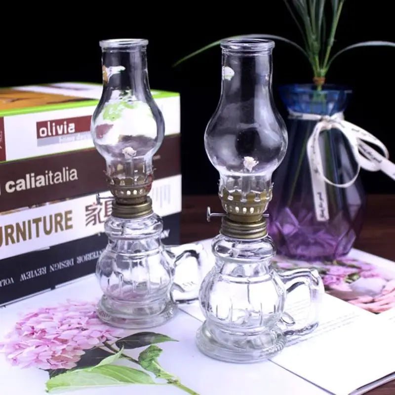 Mini Vintage Style Oil Lamp