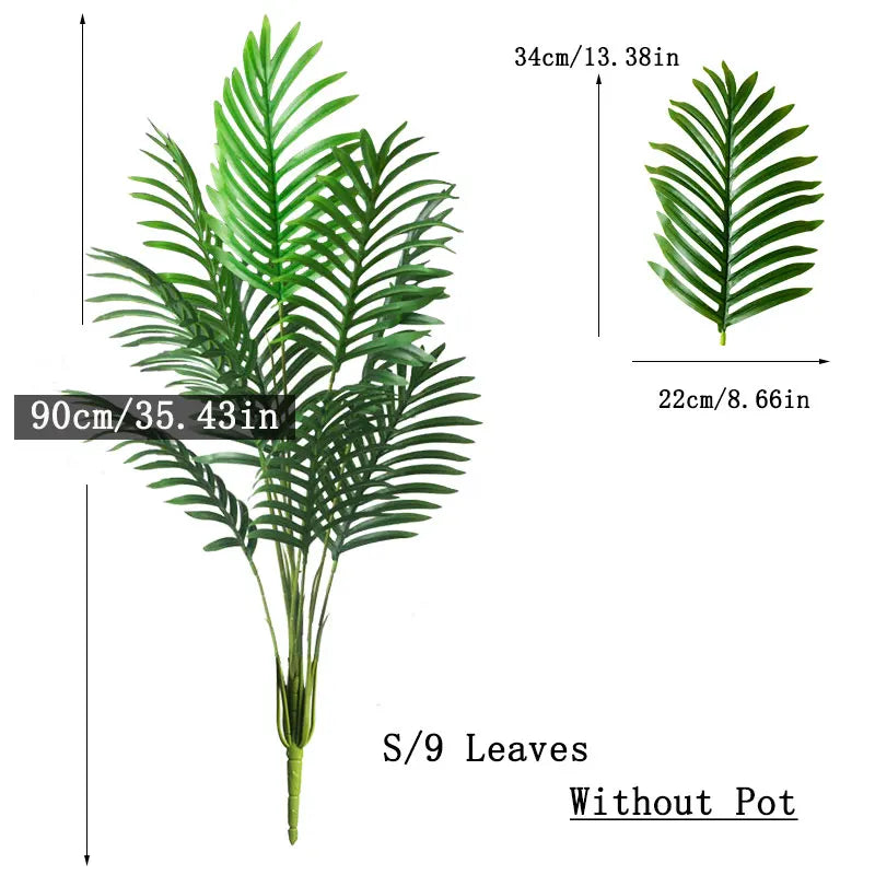 Artificial Palm Tree Tropical Fake Plants
