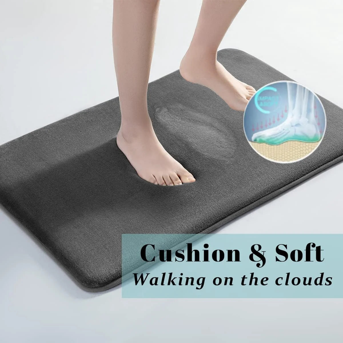 Anti-Slip Velvet Support Mat