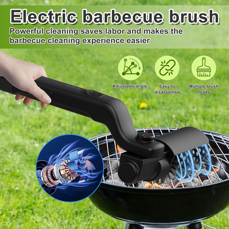 **High-Torque Automatic Grill Scrubber Pro**