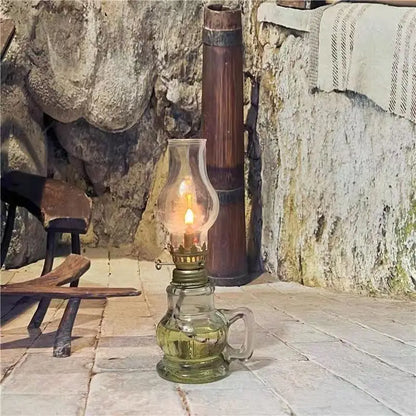 Mini Vintage Style Oil Lamp