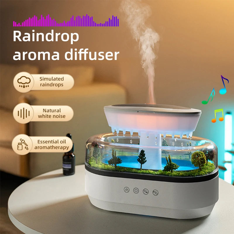 Serene Raindrop Ultrasonic Aroma Diffuser