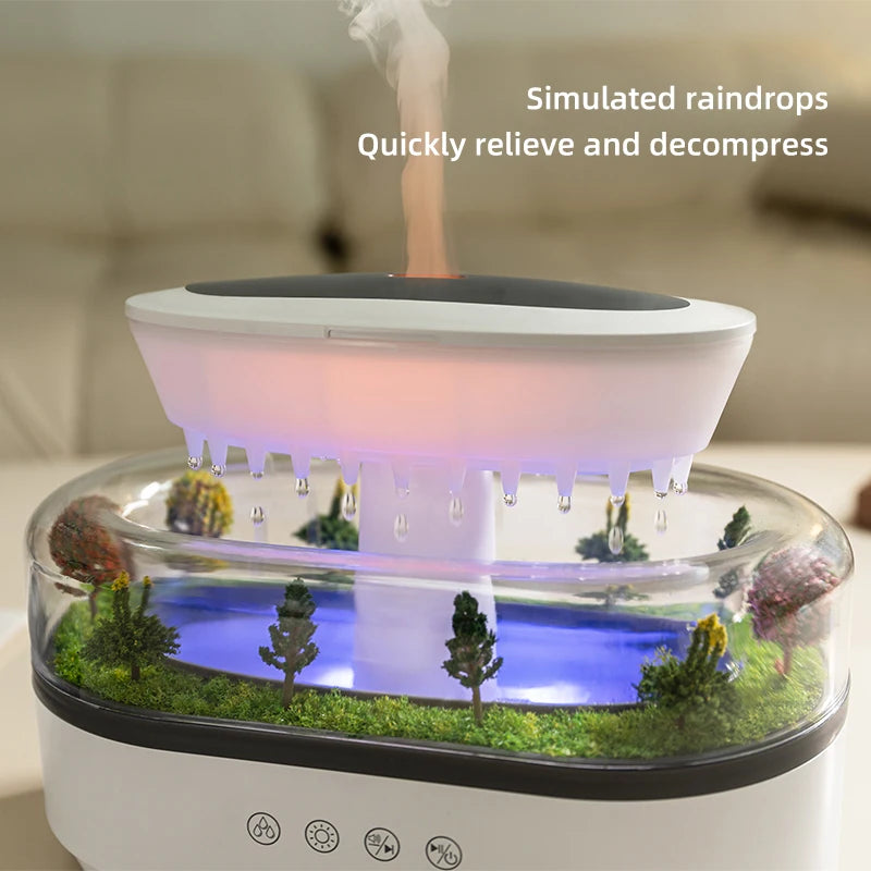 Serene Raindrop Ultrasonic Aroma Diffuser