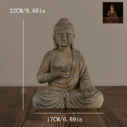 Zen-Inspired Solar-Powered Buddha Statue