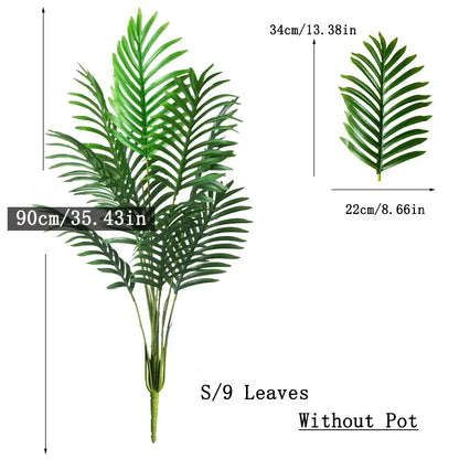 Artificial Palm Tree Tropical Fake Plants