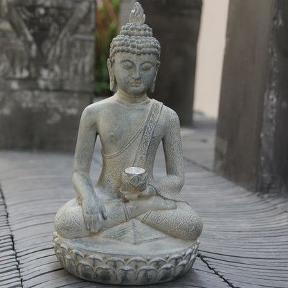 Zen-Inspired Solar-Powered Buddha Statue